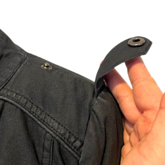 Blanc Noir Waxed Cotton Motorcycle Jacket | Size M - Picture 7 of 16